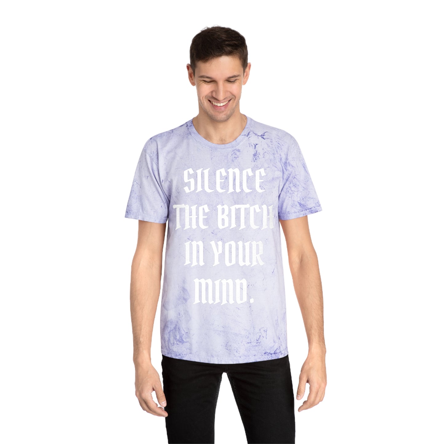 Silence the B**** in Your Mind — Acid Wash Tee