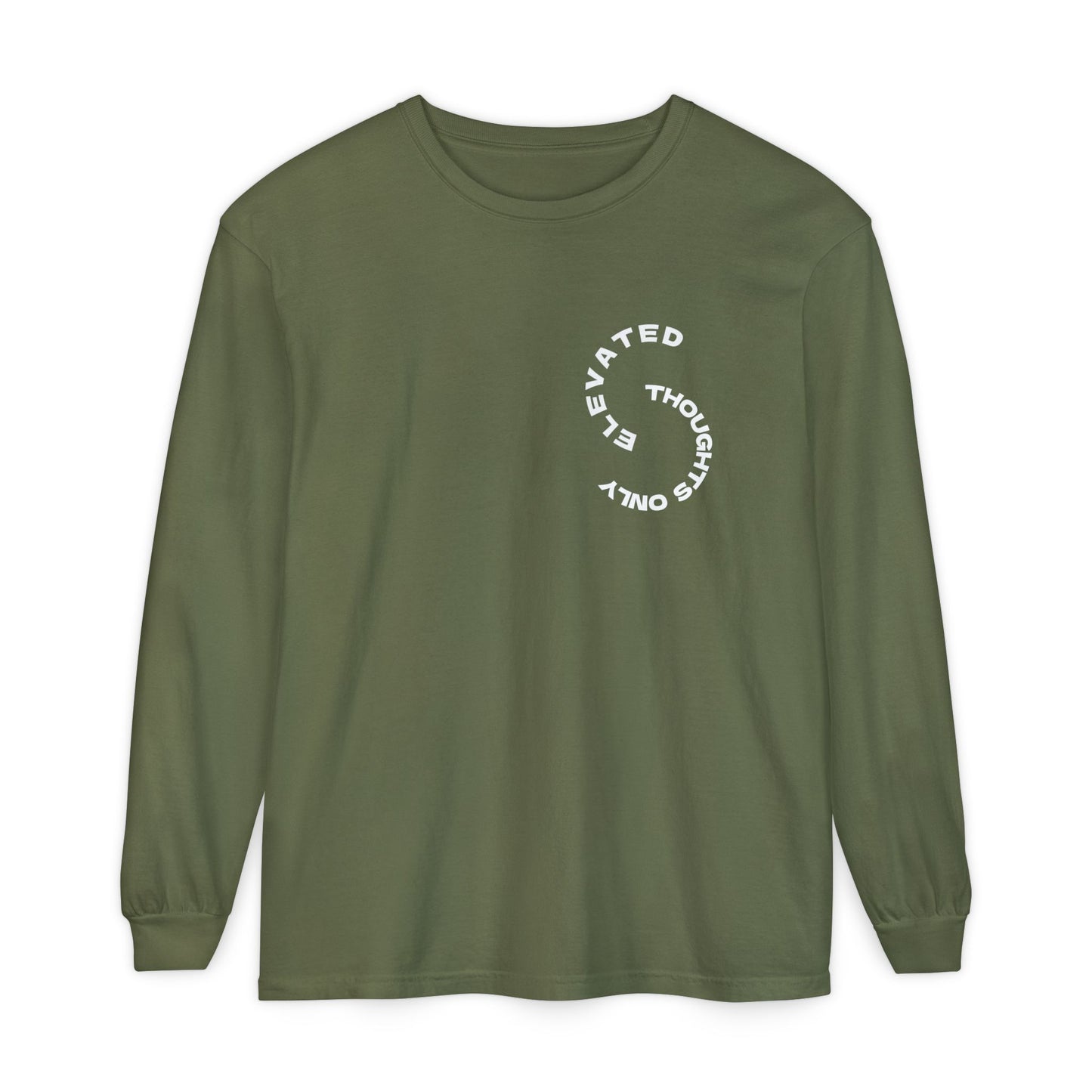 Elevated Thoughts Only — Long Sleeve Tee