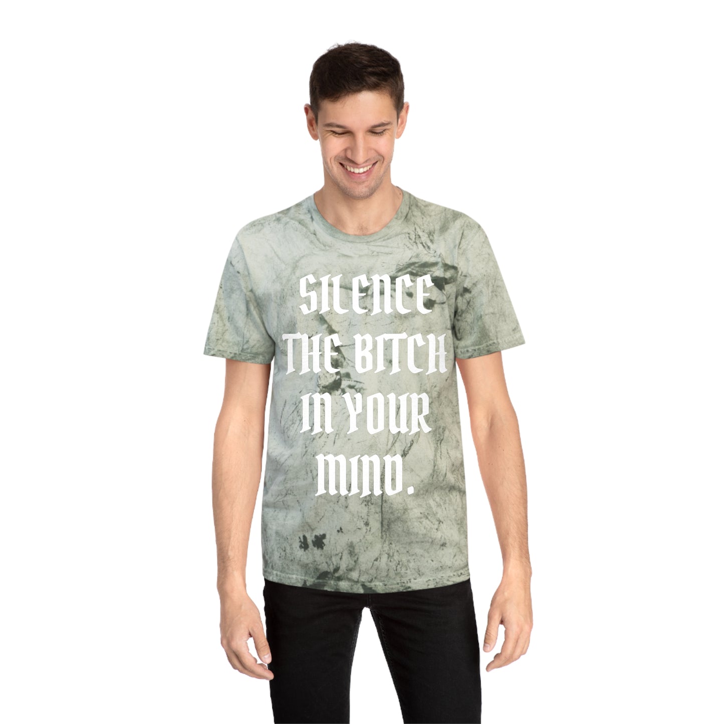 Silence the B**** in Your Mind — Acid Wash Tee